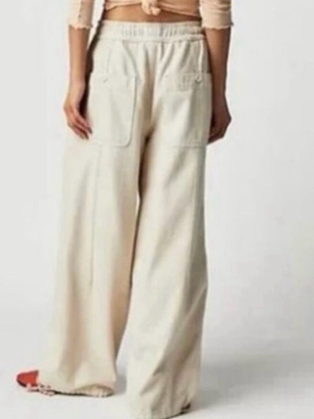 Free People We The Free Bright Eyed Low-Slung Pull-On Jeans - Picture 3 of 9